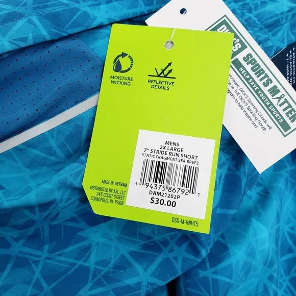 NEW DSG by Dick's Sporting Goods 7" Stride Run Shorts Men's Size 2XL - Picture 5 of 12